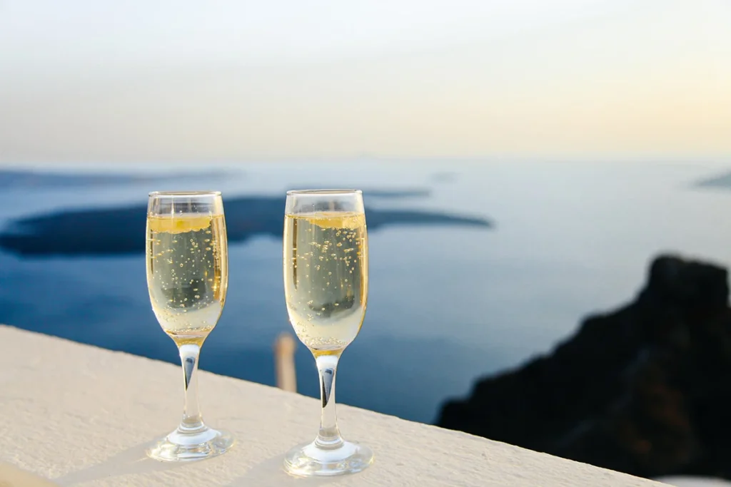Sparkling wine white wine red wine